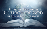 The Historic Rehoboth Church of God logo